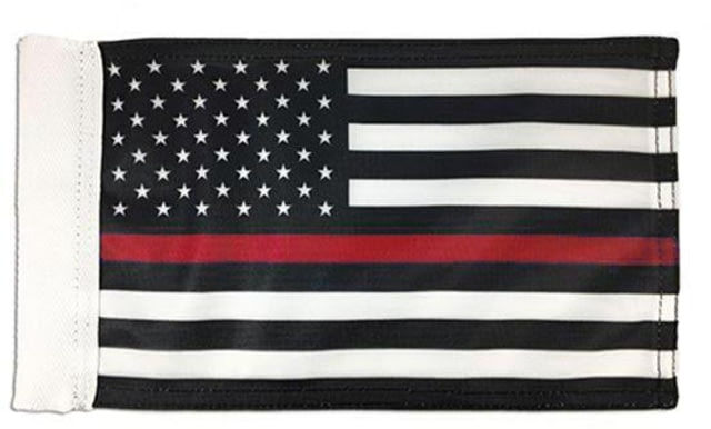 Thin Blue Line Thin Red American Motorcycle Flag 6x9in - Thin Blue Line