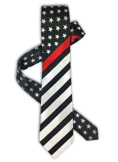Thin Blue Line Thin Red Line American Tie - Thin Blue Line