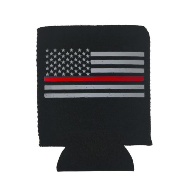 Thin Blue Line Thin Red Line Can Koozie