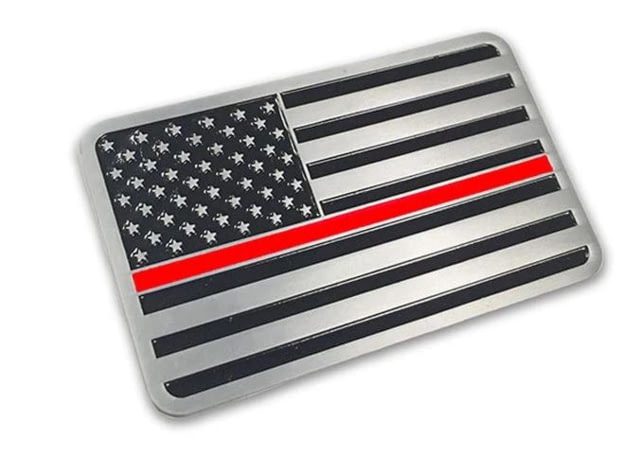Thin Blue Line Thin Red Line Vehicle Emblem - Thin Blue Line