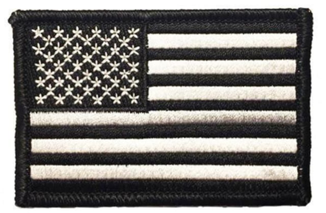 Thin Blue Line Thin Silver Line American Flag Patch 2 X 3 Inches Sew On - Thin Blue Line