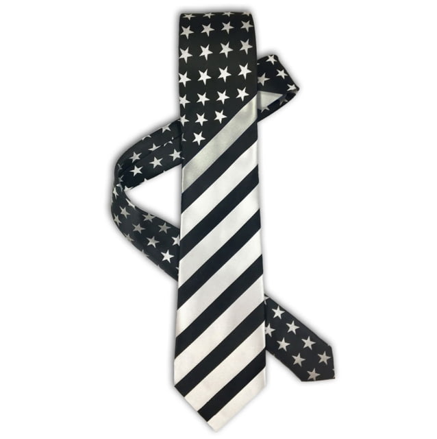 Thin Blue Line Thin Silver Line Tie - Thin Blue Line