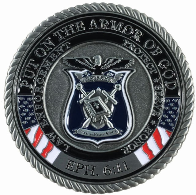 Thin Blue Line Timothy Challenge Coins - Thin Blue Line