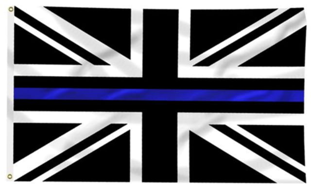 Thin Blue Line Uk Flag 3 X 5 Ft Thin Blue Line - Thin Blue Line