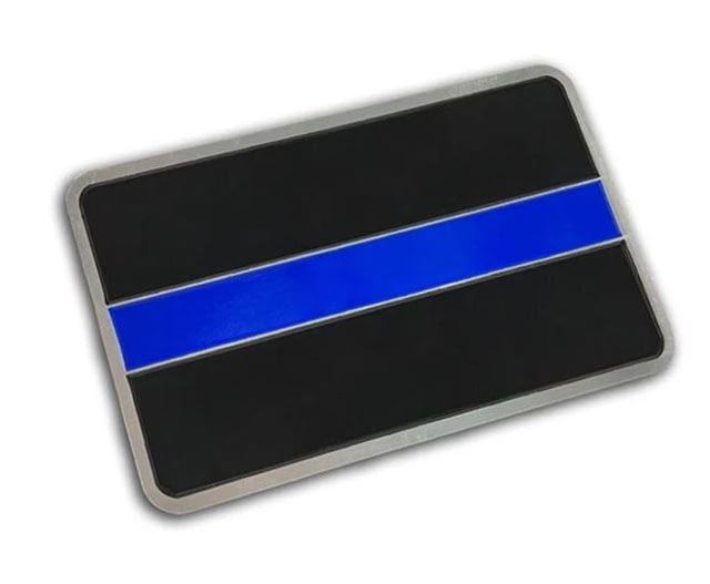 Thin Blue Line Vehicle Emblem - Classic Thin Blue Line - Thin Blue Line
