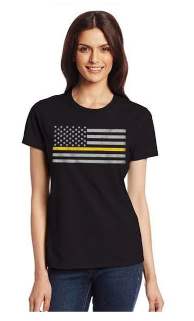Thin Blue Line Women's - Short Sleeve Classic Gold