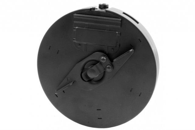 Thompson Drum Magazine 450rds Metal for AEG 43900/43901 Black - Thompson