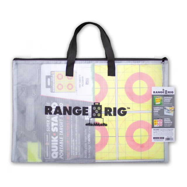 Thompson Target Range Rig Water Resistant Target Carry Case w/Quick-Stand Target Stand Multi Large - Thompson Target
