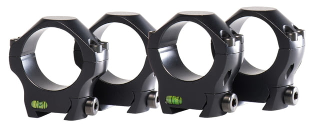 Tier One 17mm Dovetail Rings Black 34mm High - Tier One