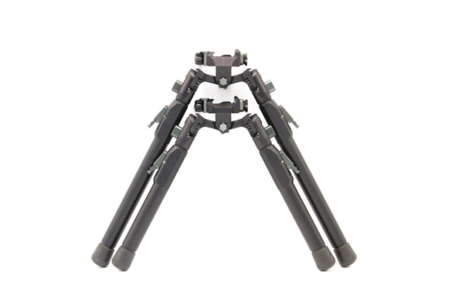Tier One Tactical Bipod - Aluminum Pan/Tilt Picatinny 7in Black - Tier One