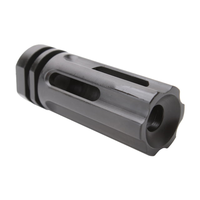 Tiger Rock 3 Port Flash Hider AR 9mm 1/2in x36 Thread Pitch Black Small - Tiger Rock