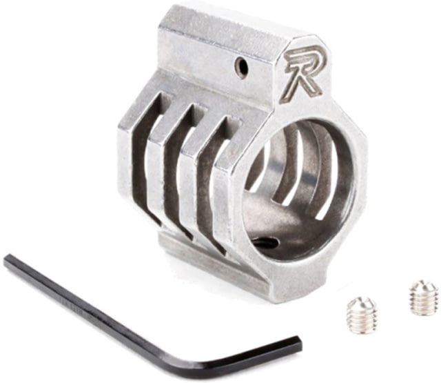 Tiger Rock .750 Low Profile Matte Blasted Stainless Steel USA Custom Made CAGED Gas Block - Tiger Rock