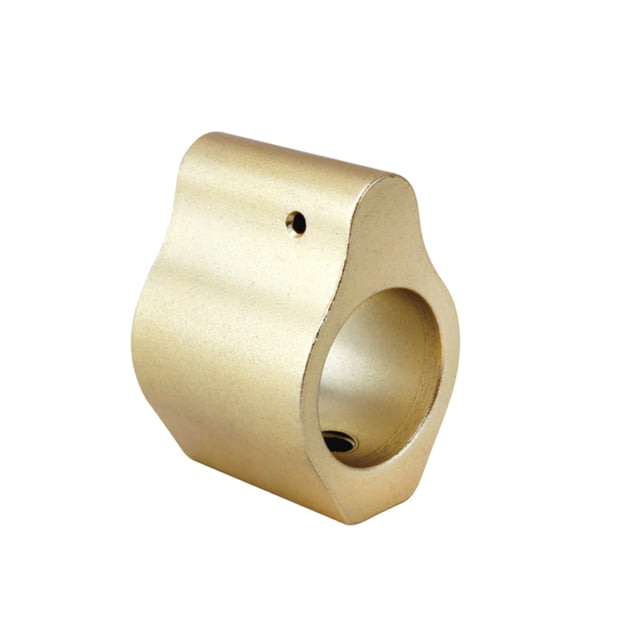 Tiger Rock .750 w/ Roll Pins And Wrench Low Profile Gas Block Gold Small - Tiger Rock