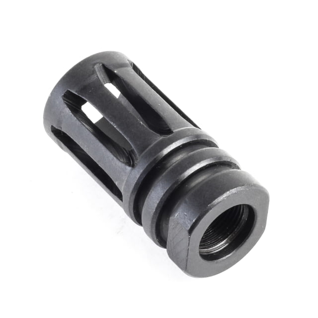 Tiger Rock AK47 Style Muzzle Brake M14 x 1 LH Theads 5 Ports Black Small - Tiger Rock