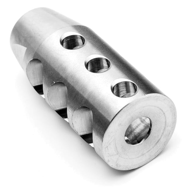 Tiger Rock AR-10 .308 Compact Stainless Muzzle Brake .308 5/8"x24 Pitch Stainless - Tiger Rock