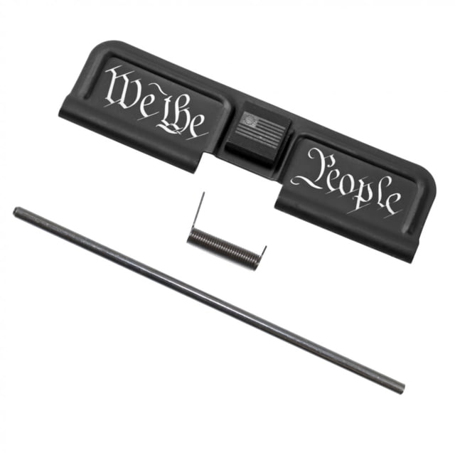 Tiger Rock AR-10/LR-308 Ejection Port Dust Cover Complete Assembly with 2A Engraving Infringed Black Small - Tiger Rock