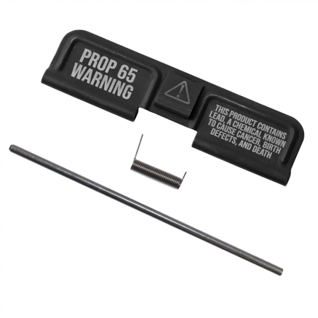 Tiger Rock AR-10/LR-308 Ejection Port Dust Cover Complete Assembly with 2A Engraving Lead Black Small - Tiger Rock
