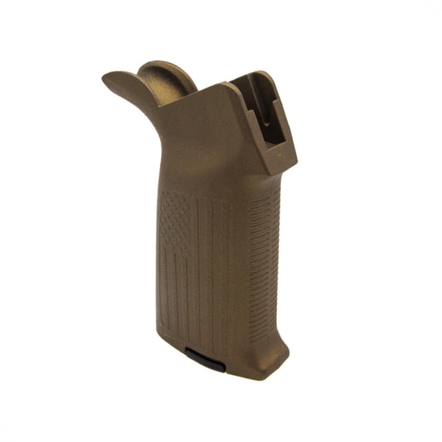 Tiger Rock AR-15/10 A2 Style Pistol Grip with USA Flag Pattern Cerakote Burnt Bronze Small - Tiger Rock