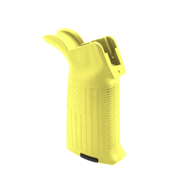 Tiger Rock AR-15/10 A2 Style Pistol Grip with USA Flag Pattern Cerakote Lemon Small - Tiger Rock