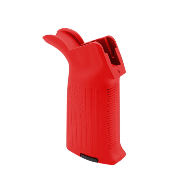 Tiger Rock AR-15/10 A2 Style Pistol Grip with USA Flag Pattern Cerakote Red Small - Tiger Rock