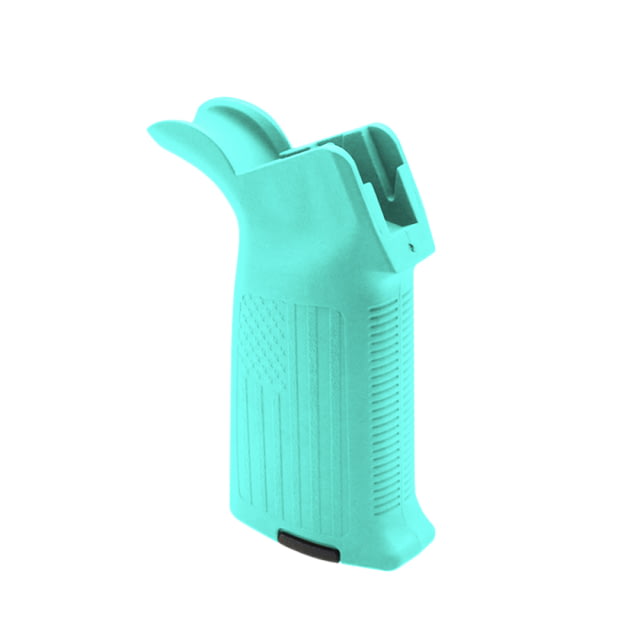 Tiger Rock AR-15/10 A2 Style Pistol Grip with USA Flag Pattern Cerakote Robins Egg Small - Tiger Rock