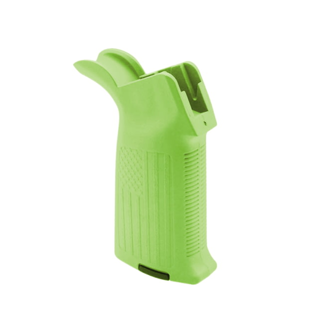 Tiger Rock AR-15/10 A2 Style Pistol Grip with USA Flag Pattern Cerakote Zombie Green Small - Tiger Rock
