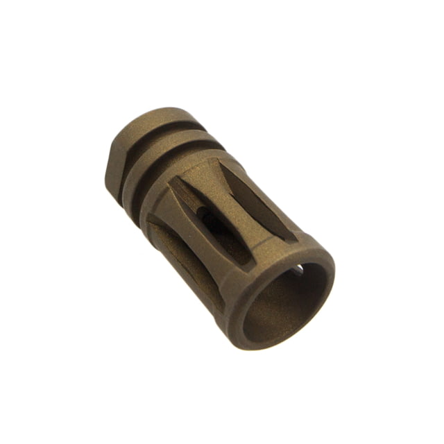 Tiger Rock AR-15/.223/5.56 A2 Muzzle Brake for 1/2x28 TPI 5 Ports Cerakote Burnt Bronze Small - Tiger Rock
