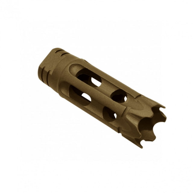 Tiger Rock AR-15/.223/5.56 Custom Ported Muzzle Brake Cerakote Burnt Bronze Small - Tiger Rock