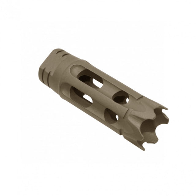 Tiger Rock AR-15/.223/5.56 Custom Ported Muzzle Brake Cerakote FDE Small - Tiger Rock