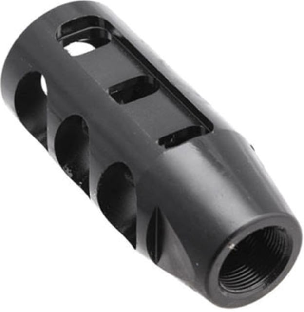 Tiger Rock Compact Muzzle Brake 223 1/2x28 Thread Black Small - Tiger Rock