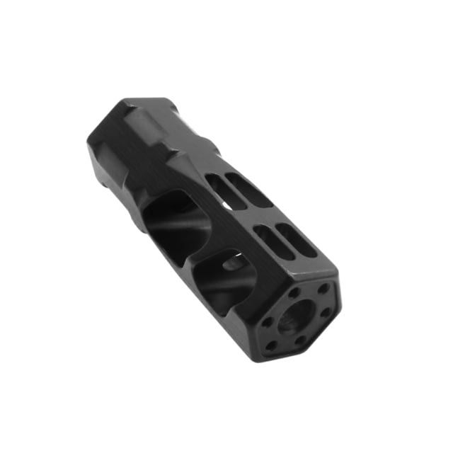 Tiger Rock AR-15 .223Rem / 5.56 Nato Hexagon 1/2x28 Muzzle Brake Nitride Black Small - Tiger Rock