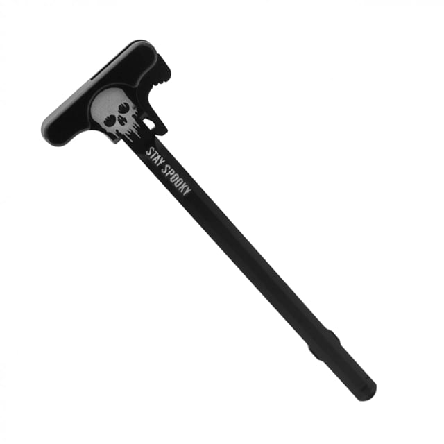 Tiger Rock AR-15 Charging Handle Skull Stay Spooky Black Small - Tiger Rock