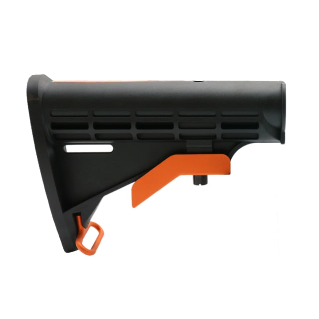 Tiger Rock AR-15 Collapsible Standard Version Stock Body Mil Spec Cerakote Gradient Organge Medium - Tiger Rock