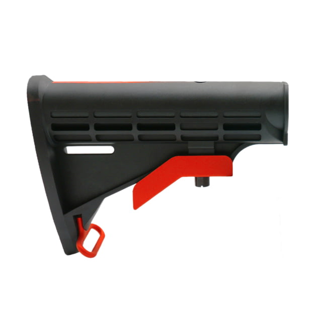 Tiger Rock AR-15 Collapsible Standard Version Stock Body Mil Spec Cerakote Gradient Red Medium - Tiger Rock