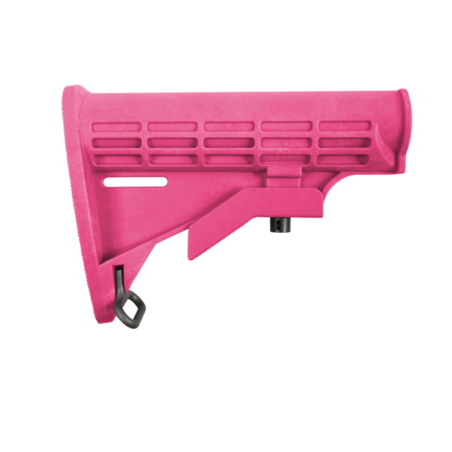 Tiger Rock AR-15 Collapsible Standard Version Stock Body Mil Spec Cerakote Pink Medium - Tiger Rock
