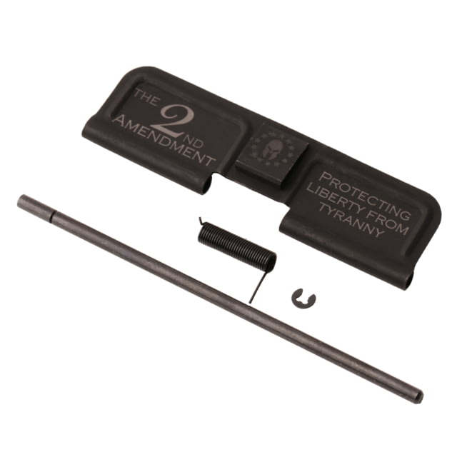 Tiger Rock AR-15 Ejection Port Dust Cover Engraving  Black Small - Tiger Rock
