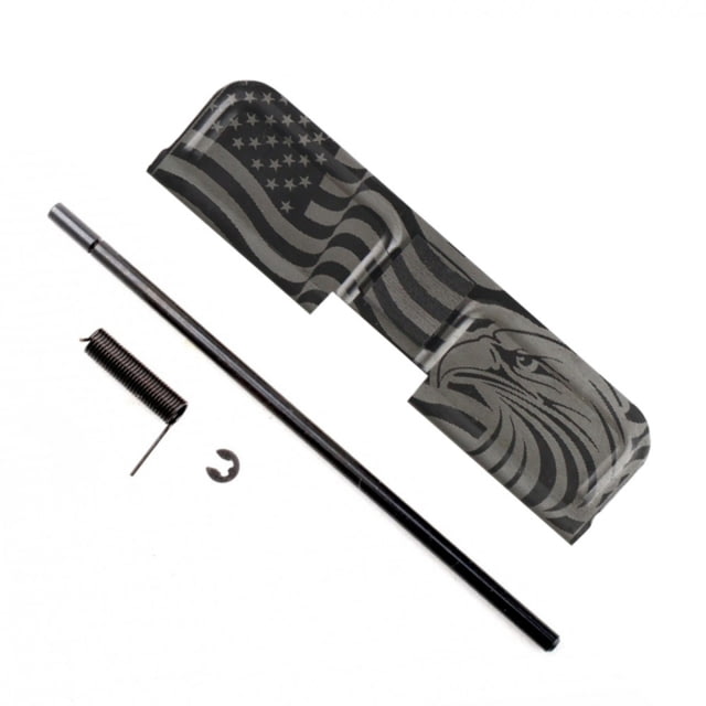 Tiger Rock AR-15 Ejection Port Dust Cover Engraving 7.62X39 Black Black Small - Tiger Rock