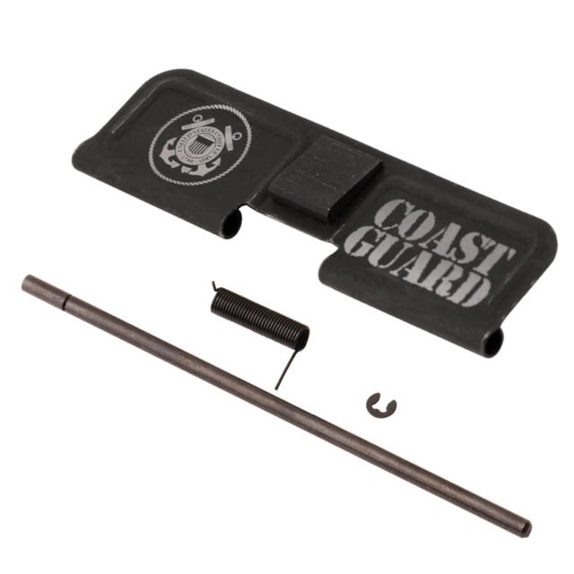 Tiger Rock AR-15 Ejection Port Dust Cover Engraving Coast Guard Black Small - Tiger Rock