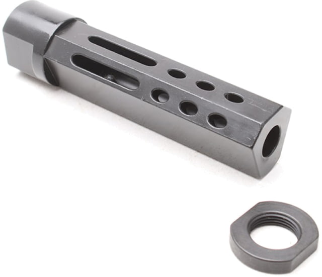 Tiger Rock AR-15 Muzzle Brake .223/5.56 1/2x28 TPI 3.5in with Mitigator Designs Includes Jam Nut - Tiger Rock