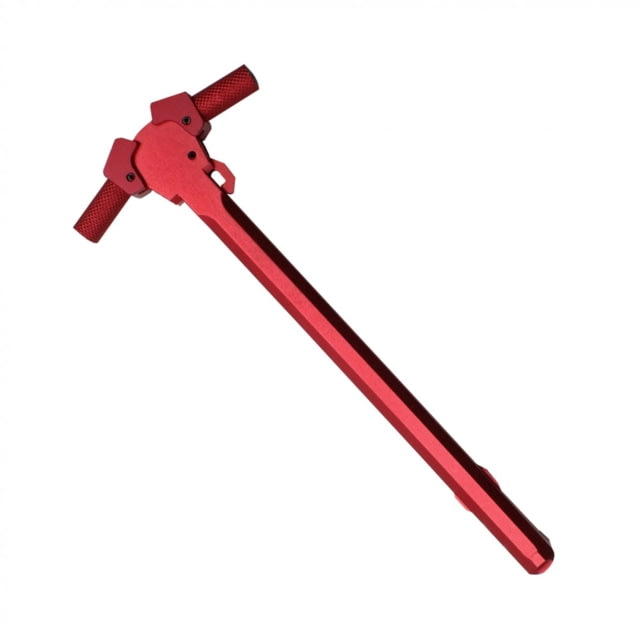 USED Tiger Rock AR-15 Tactical Charging Handle Ambidextrous Red Small CH223-AMBI-R EDEMO1 Used Condition Fair - Tiger Rock