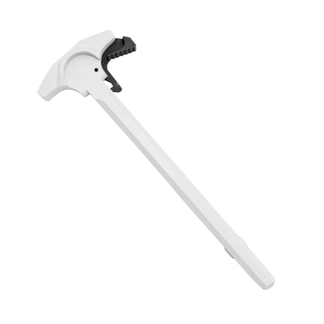 Tiger Rock AR-15 Tactical TALON Style Charging Handle w/Oversized Latch Non-Slip White Small - Tiger Rock