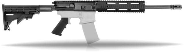 Tiger Rock AR Rifle Kit Handguard 7.62x39 16in Barrel HBAR Carbine 1x10 Twist 5/8x24 Thread 10in Quad Rail Handguard Brake Nitride Anodized Black - Tiger Rock