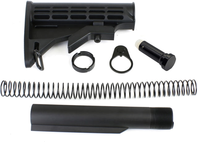 USED Tiger Rock AR10 308 T6 Collapsible Stock Kit w/3.8 OZ Buffer Mil Spec ST008M+ST003M EDEMO1 Used Condition Fair - Tiger Rock