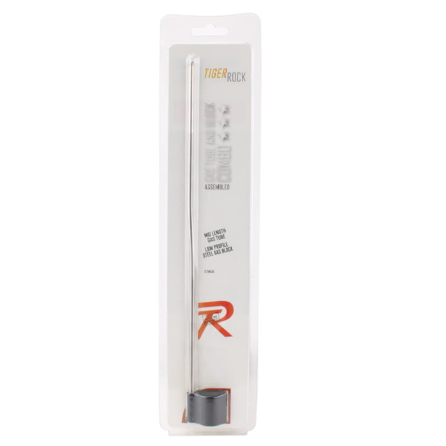 Tiger Rock Assembled .750 Low Profile Micro Gas Block and Sliver Mid Length Gas Tube Black Small - Tiger Rock
