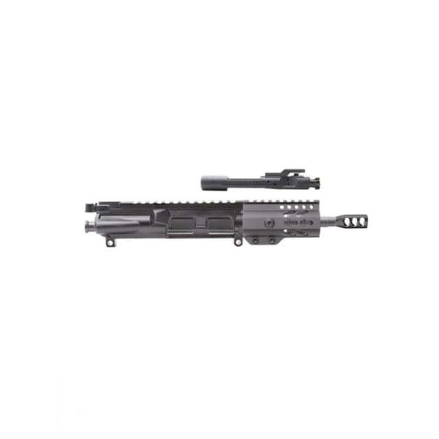 Tiger Rock Complete Upper Receiver AR-15 5.56 NATO 7in Pistol Length 1-8 Twist w/ 4in Super Slim Hanguard Black Large - Tiger Rock