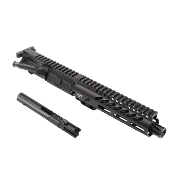 Tiger Rock Complete Upper Receiver AR-9mm 7.5in Pistol Length 1-10 Twist w/ 7in Super Slim M-LOK Handguard Black Large - Tiger Rock