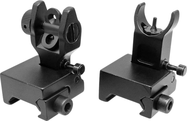 USED Tiger Rock Mini Top Mounted Deployable Front and Rear Sight Black RS051 - Tiger Rock