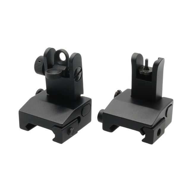 Tiger Rock Mini Top Mounted Deployable Front and Rear Sight Black - Tiger Rock