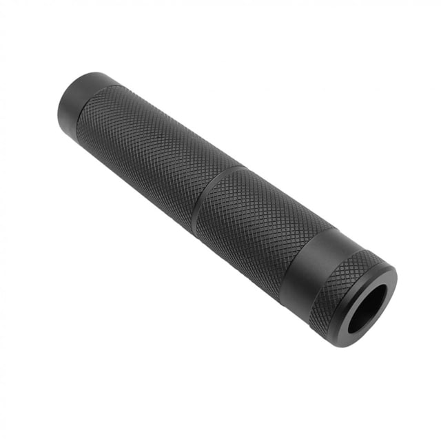 EDEMO Tiger Rock Muzzle Brake AR 9mm 1/2x36 Thread 2-in-1 Hybrid Fake Suppressor Can Black Small F59 EDEMO1 - Tiger Rock