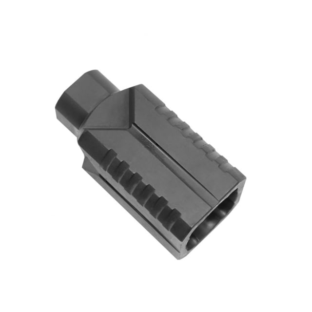 Tiger Rock Muzzle Diverter AR-10/LR-308 5/8x24 Steel Flash Can Black Small - Tiger Rock